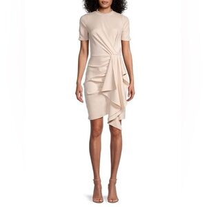 Rachel Parcell Interlocking Draped Mini Dress